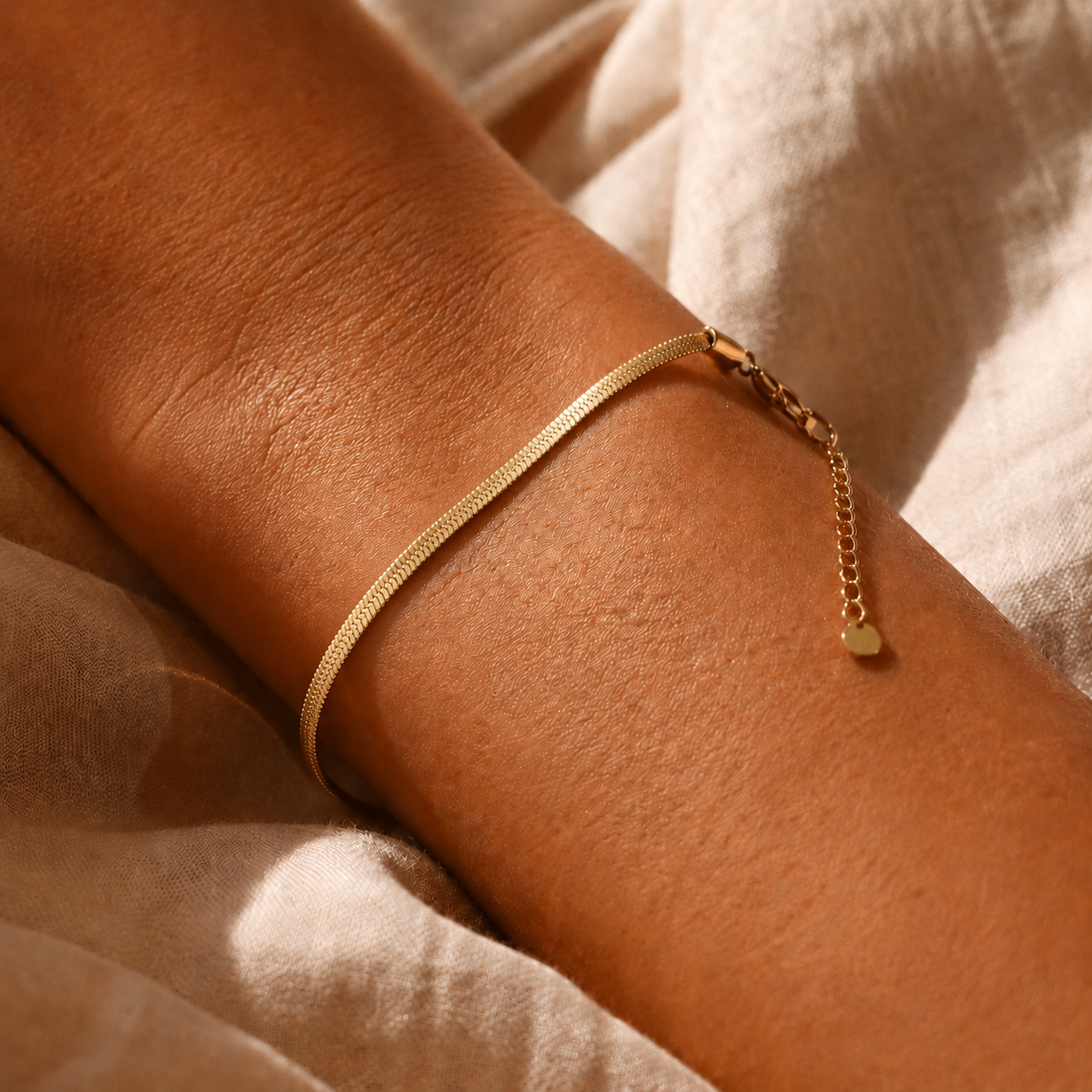 Miami Vibe Thin Bracelet – gold-tone bracelet by The Basics
