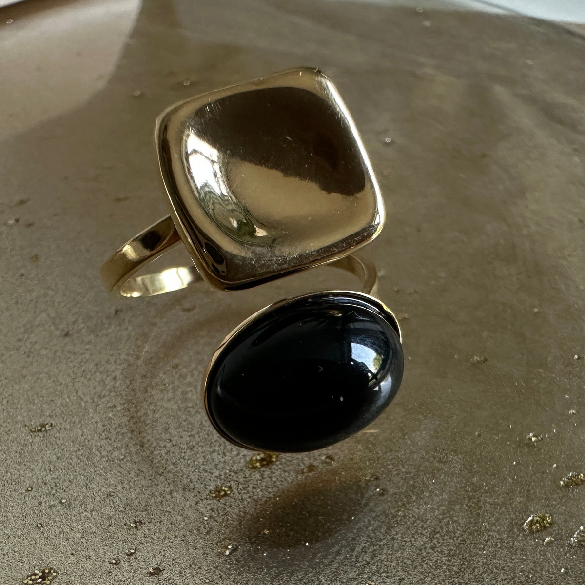 Nora adjustable ring – gold-tone ring by The Basics