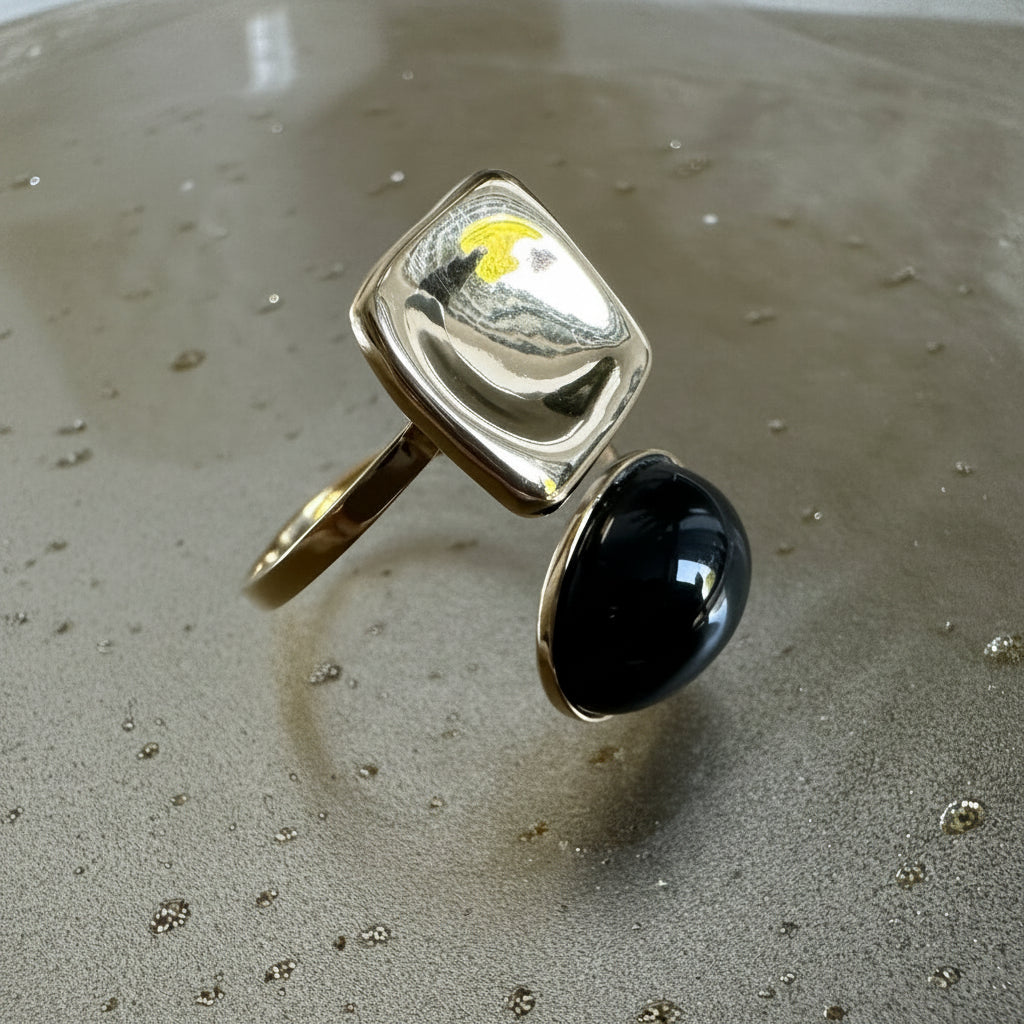 Nora adjustable ring gold-tone ring – alternate view