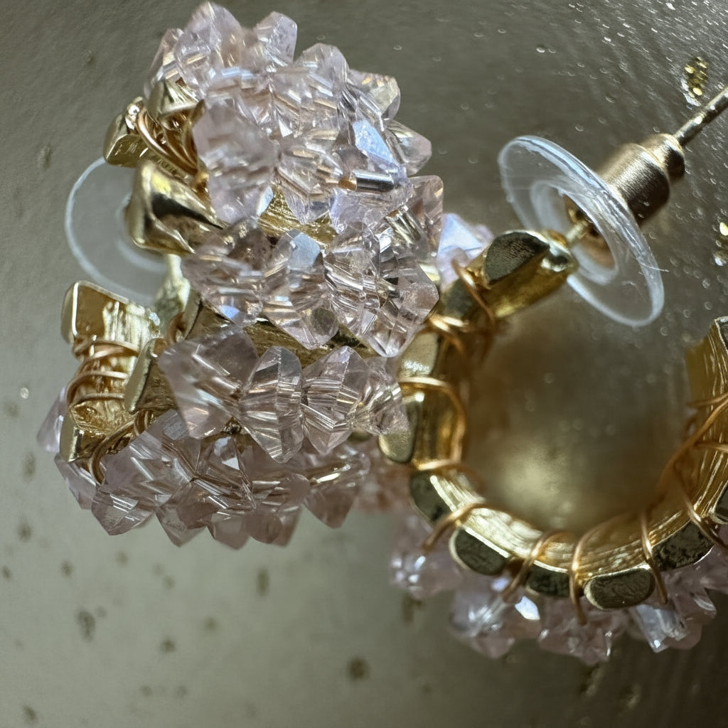 Sorbet Earrings gold-tone earrings – detail view