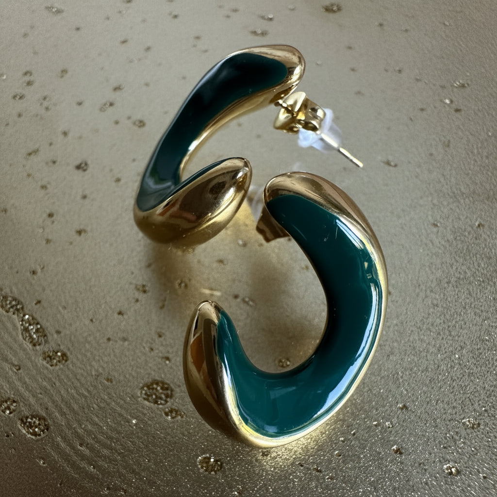 Olivia Earrings – gold-tone earrings by The Basics
