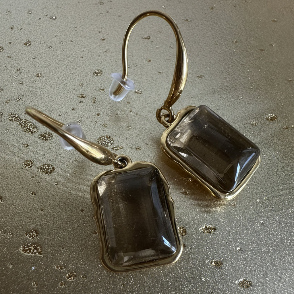 Isis Earrings – gold-tone earrings by The Basics