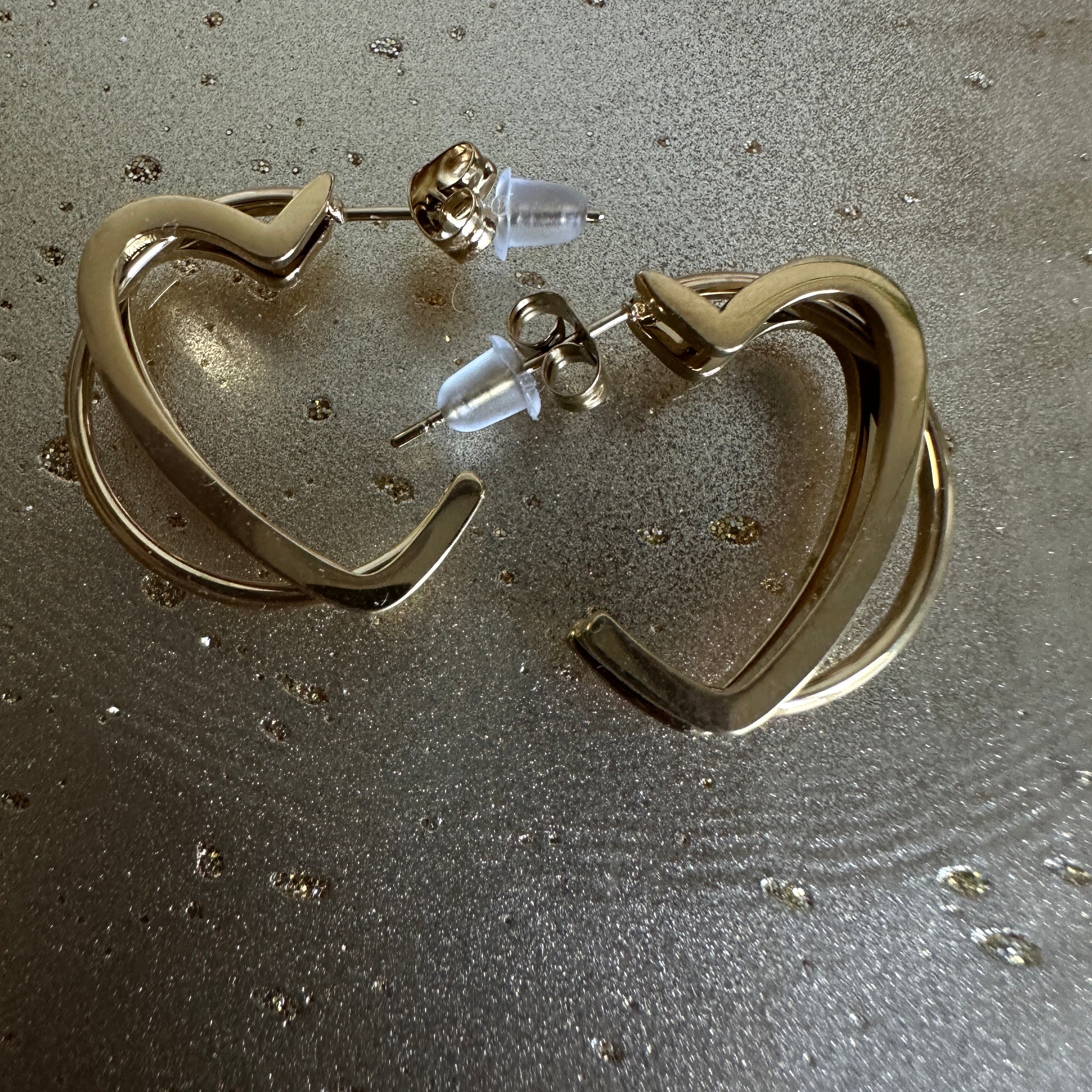 Sasha Earrings gold-tone earrings – alternate view