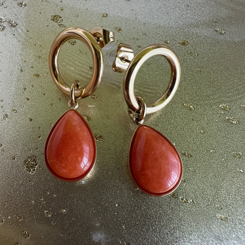 Marmalade Earrings – gold-tone earrings by The Basics