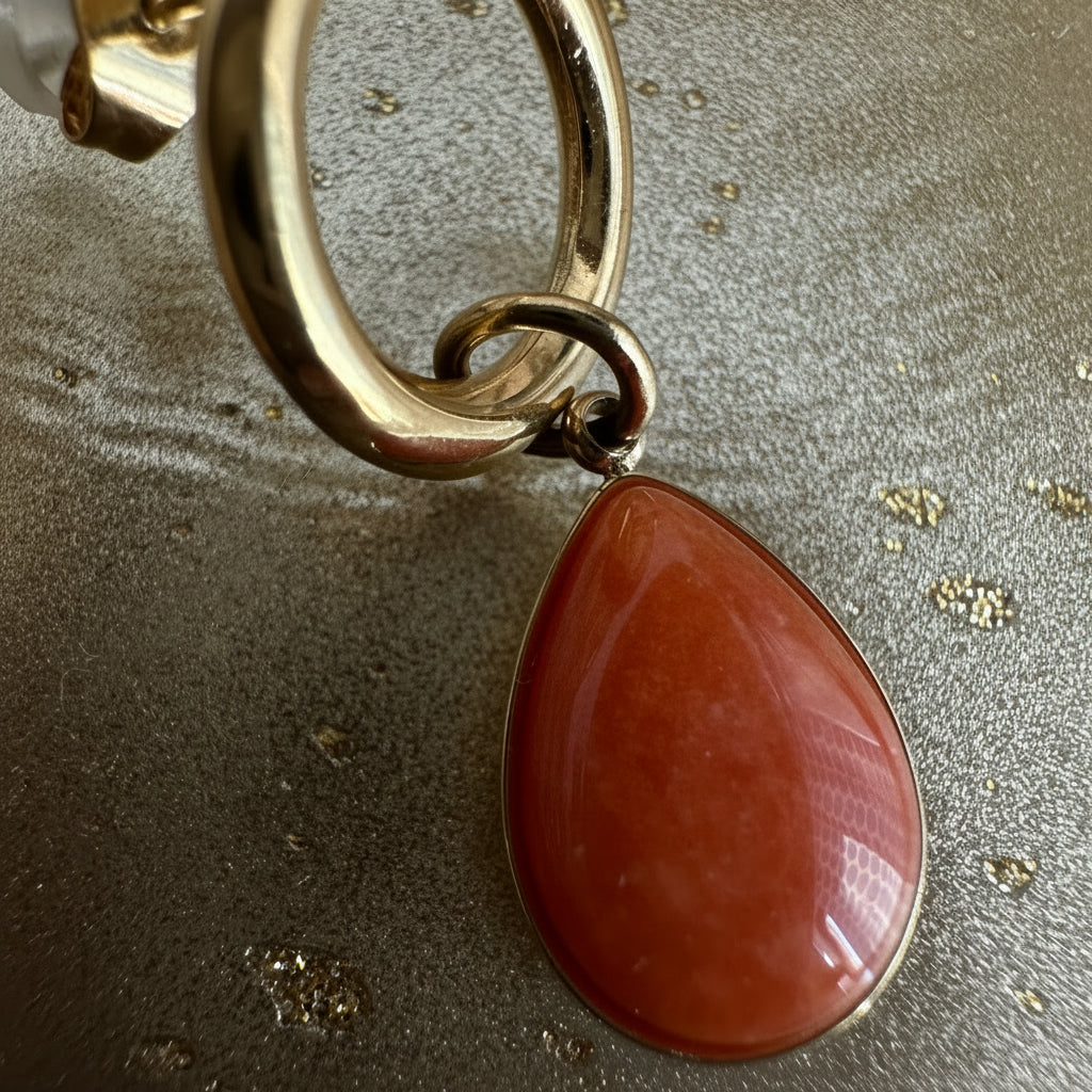 Marmalade Earrings gold-tone earrings – detail view