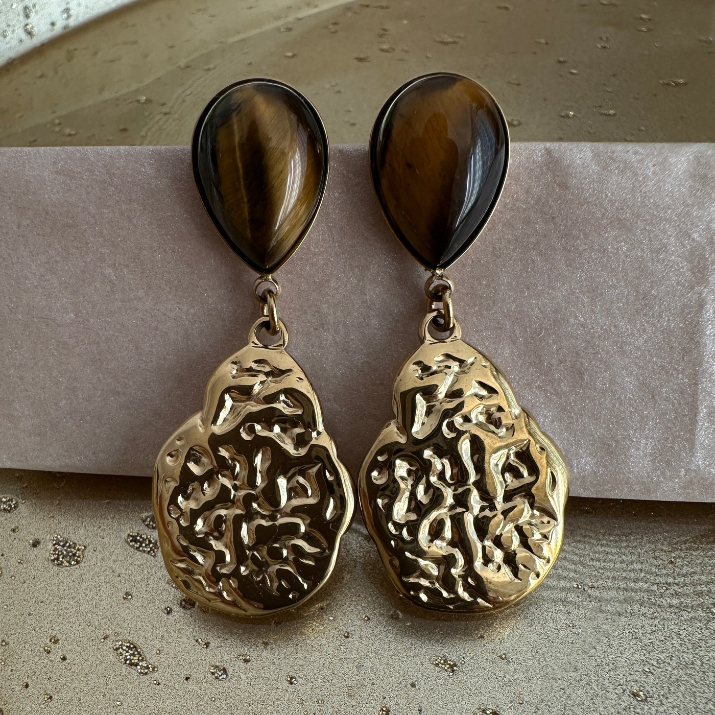 Zoe Earring gold-tone earrings – alternate view