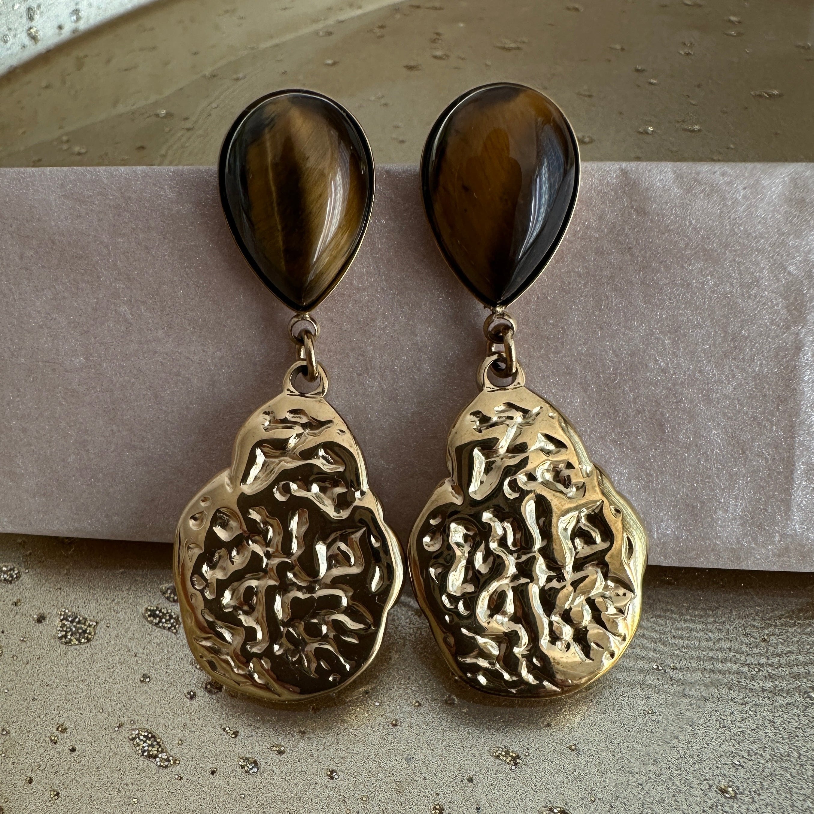 Zoe Earring gold-tone earrings – alternate view