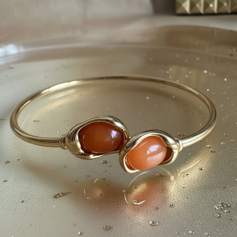Marmalade Cuff – gold-tone bracelet by The Basics
